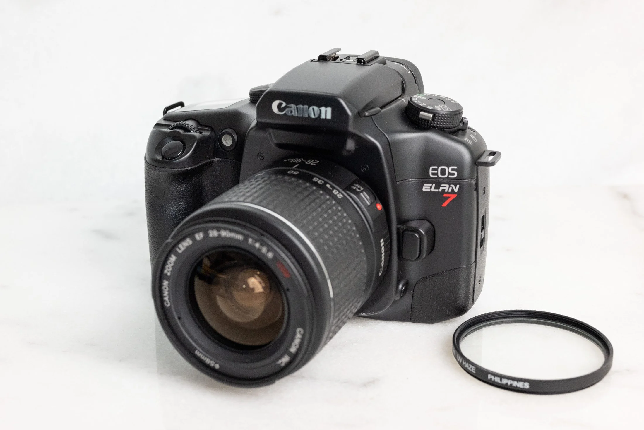 Canon EOS Elan 7 35mm Film Camera with Canon EF 28-90mm USM Zoom